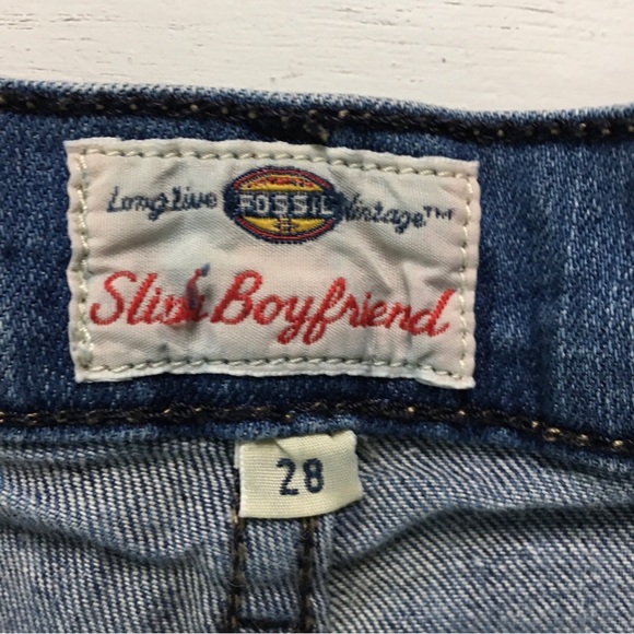 Fossil | Slim Boyfriend Distressed Jeans - Picture 8 of 11